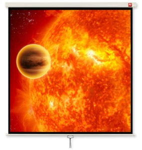 Ekran ścienny ręcznie rozwijany w obudowie Standard AVTek Video 280
